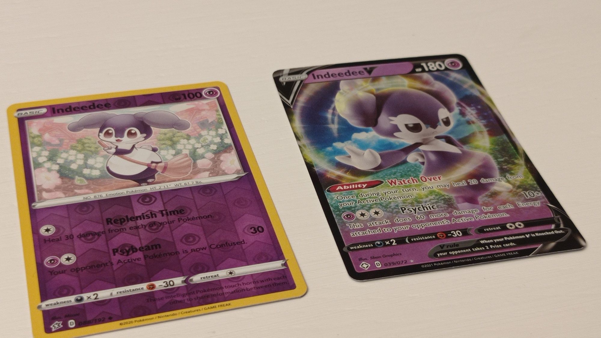 Karty Pokemon TCG bulk 484 kart!!! Holo i Indeedee V