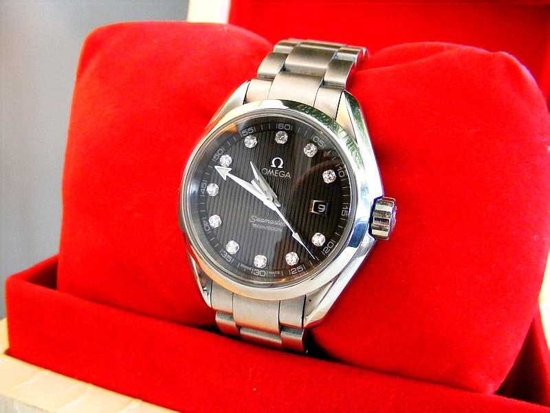 Omega Seamaster Aqua Terra Teak Diamond salon KRUK (zegarek damski)