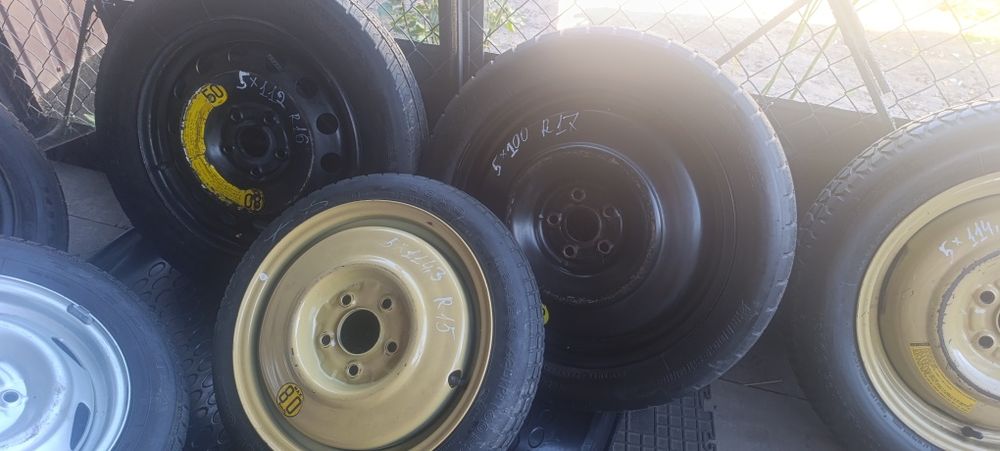 Колесо,Запаска,Докатка  4*98 /5*100/4/100r13,r14,r15,r16,r17