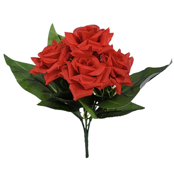 BUKIET RÓŻ Różyczki w bukiecie Sztuczne Kwiaty Na Piku Do Wazonu