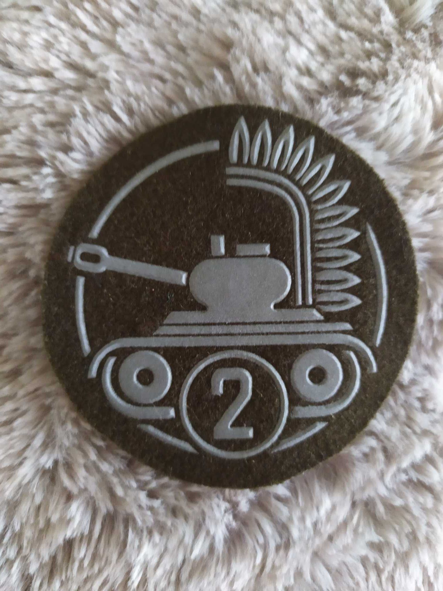 Naszywka oznaka specjalisy wojsk lądowych wojska pancerne 2 klasa