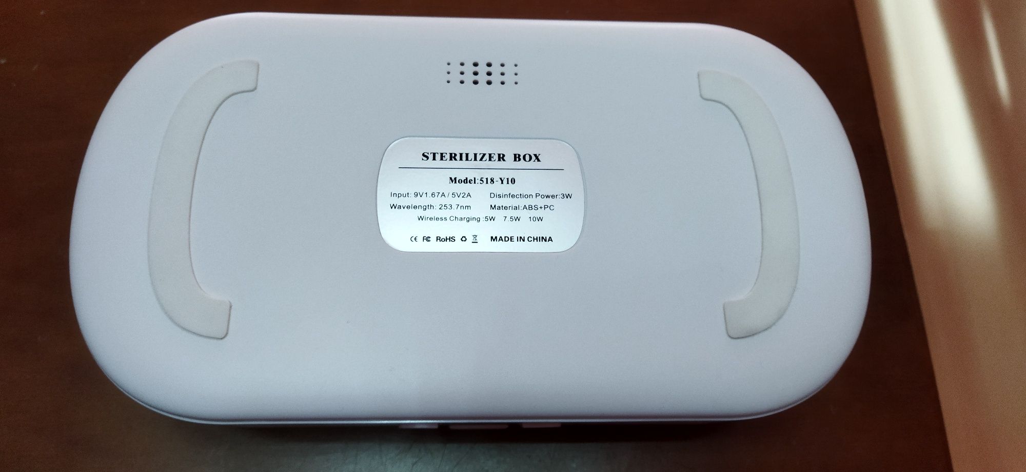 Box esterilizadora Led uvc portátil - Desinfecção rápida