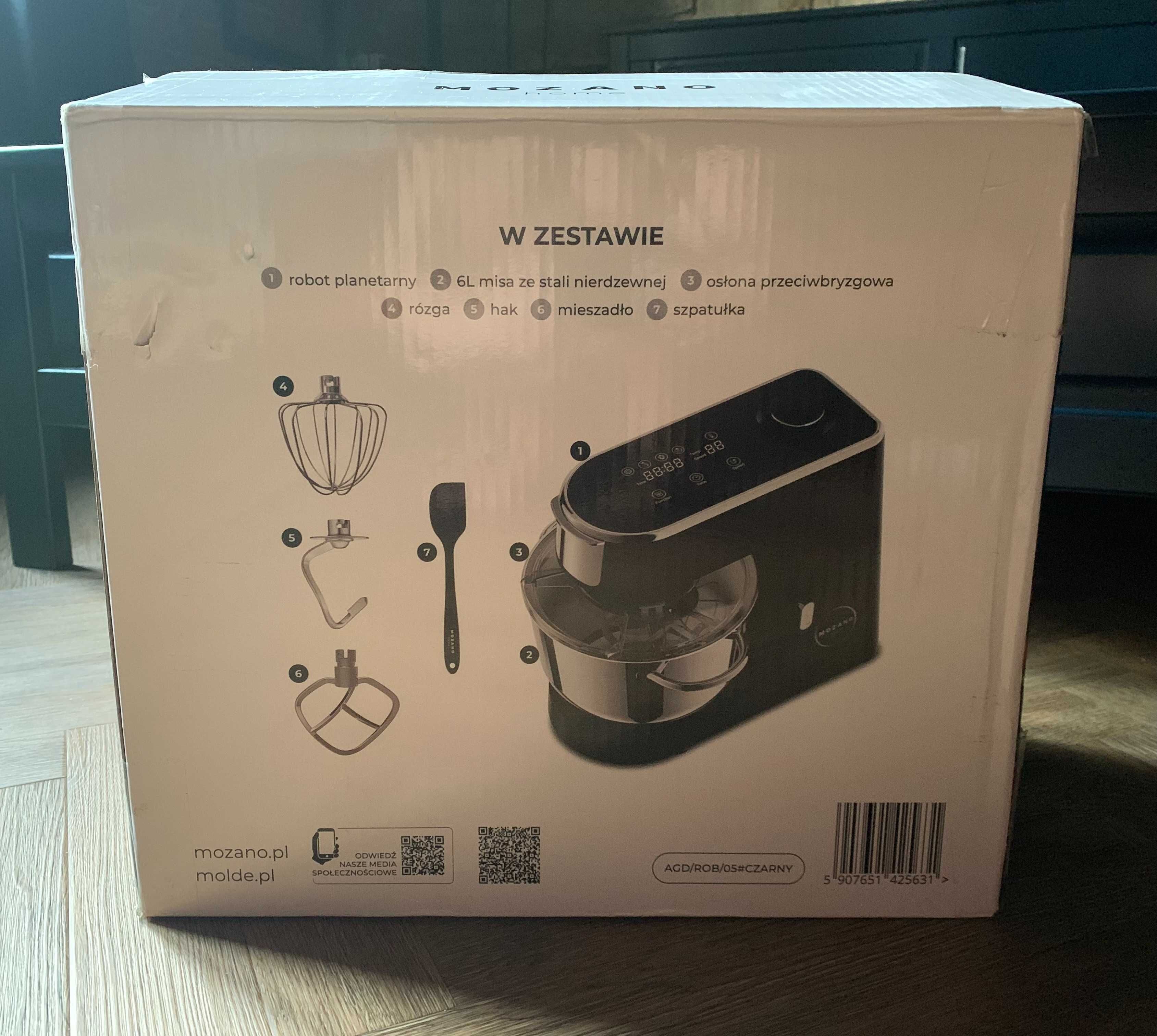 Robot kuchenny Mozano Kitchen Advanced mega moc 3200W gwar 2 lata NOWY
