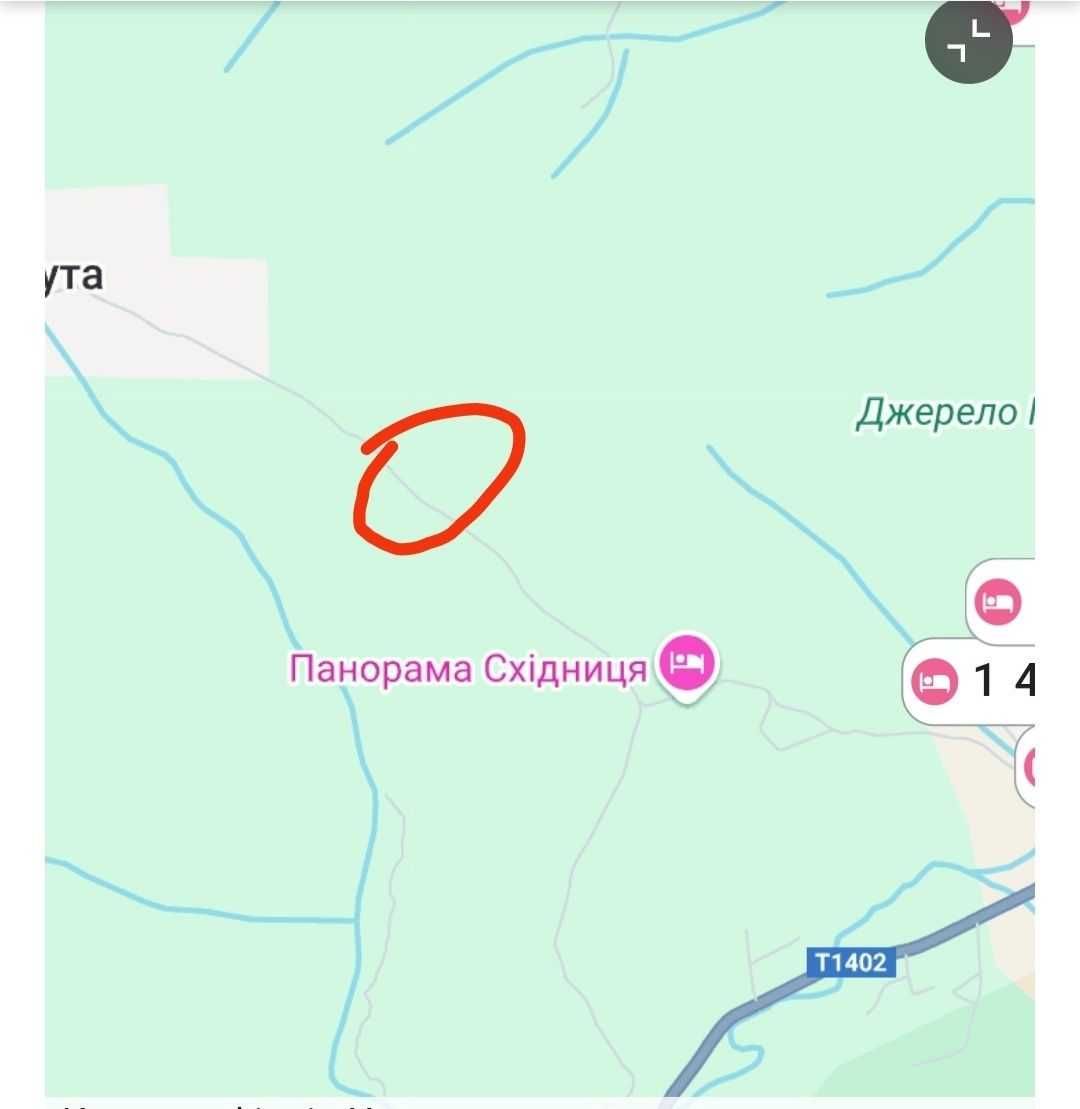 Продається земельна ділянка в Східниці під будівництво