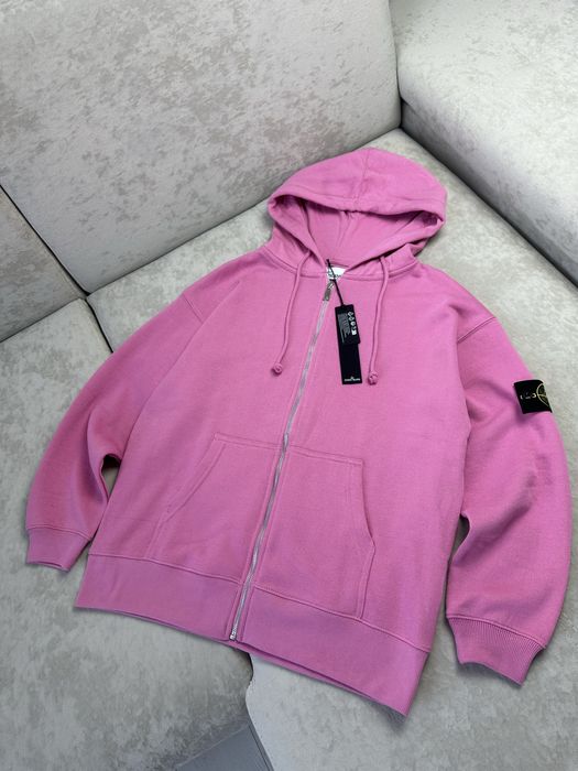 Рожева Зіп-Худі Stone Island | Аунтефік | ОЛХ ДОСТАВКОЮ!