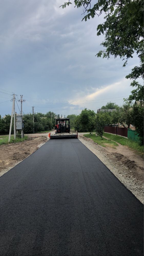 Асфальтирование дорог, аренда техники, укладка тротуарной  плитки
