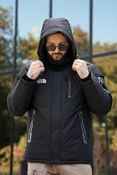 Куртка зимняя The North Face beg з підкладкою OMNI-HEAT чорна