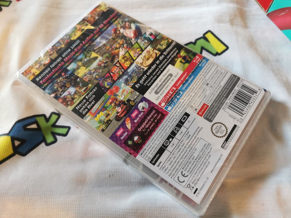 Mario Kart 8 Deluxe SWITCH (nowa w folii l+ wheel (kierownica)