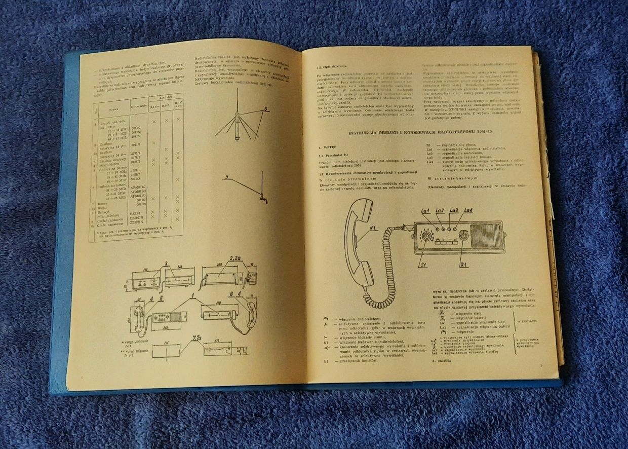 Milicja  radiotelefon 3001 radiostacja  unitra radmor tonsil prl mo