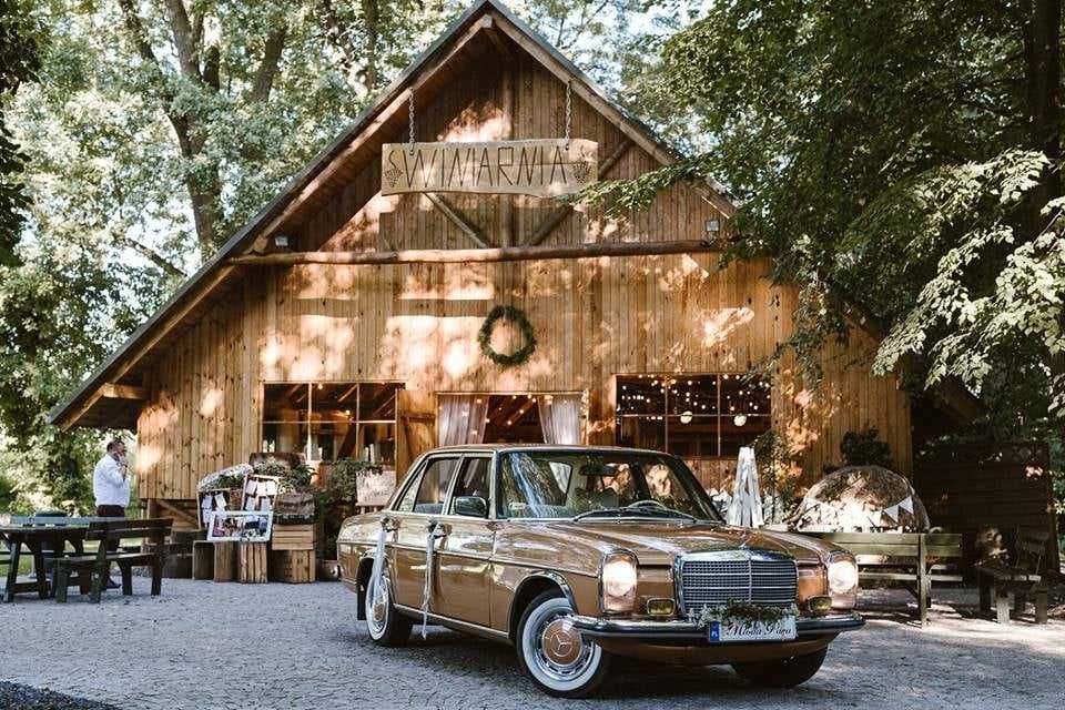 Złoty Mercedes W115 do ślubu :)