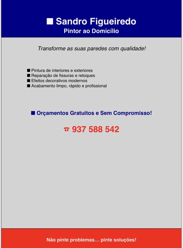 Serviços de pinturas