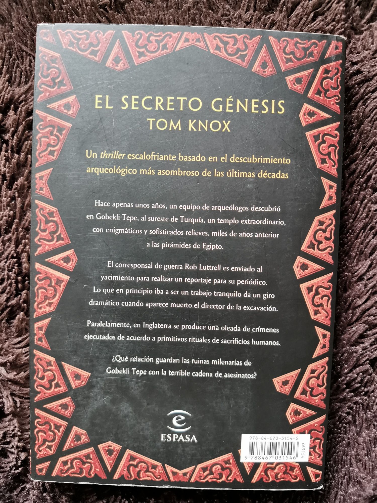 El secreto de Génesis, Tom Knox, język hiszpański