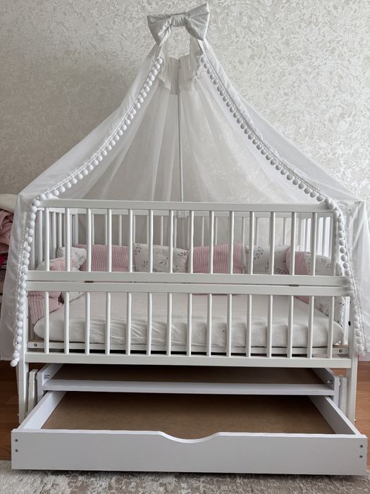 Дитяче ліжко з маятником + БЕЗКОШТОВНА ДОСТАВКА