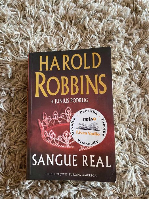 Livro "Sangue Real" de Harold Robbins