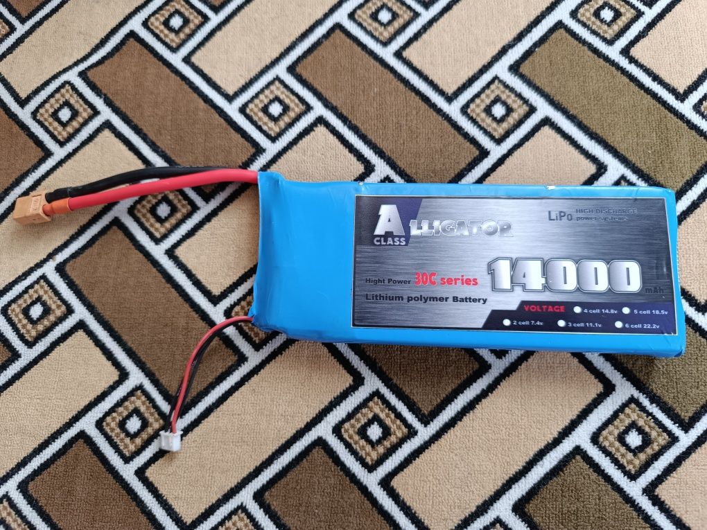 Акумулятор lipo Alligator 14000