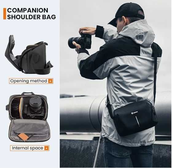 TARION ZONE Mochila para câmara bolsa para câmara de grande capacidade