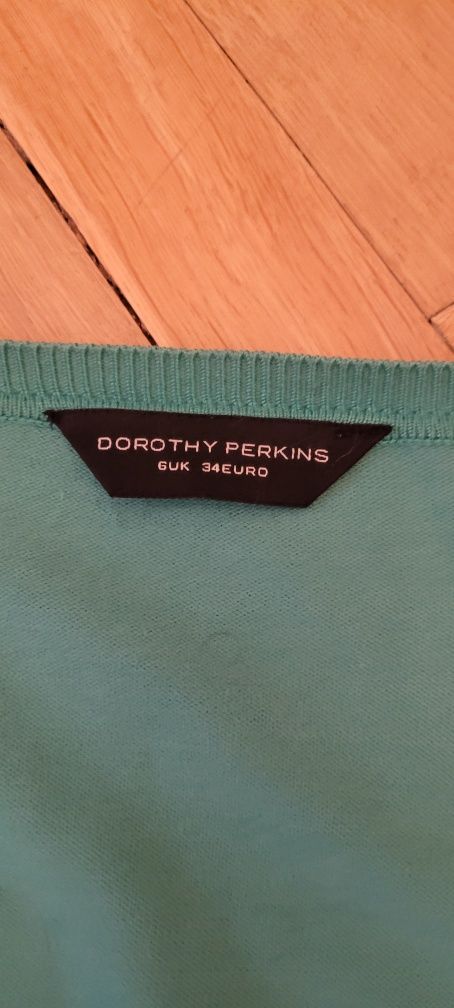 DOROTHY PERKINS zielony sweterek damski