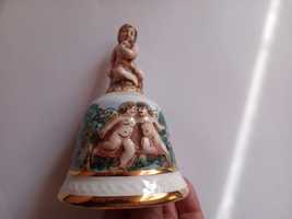 Porcelanowy dzwonek Capodimonte