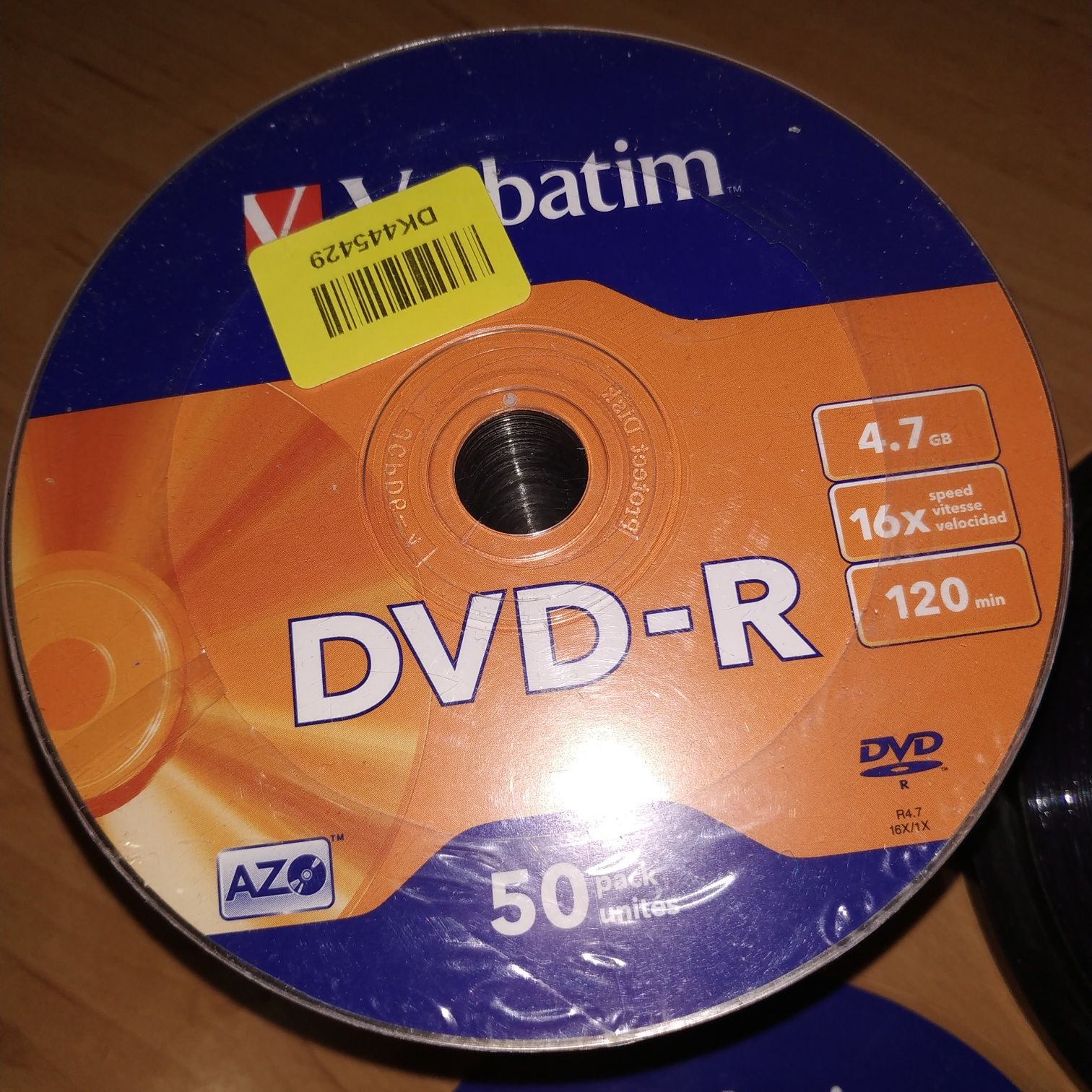 Verbatim DVD-R 4.7 16x 120 min 50 шт