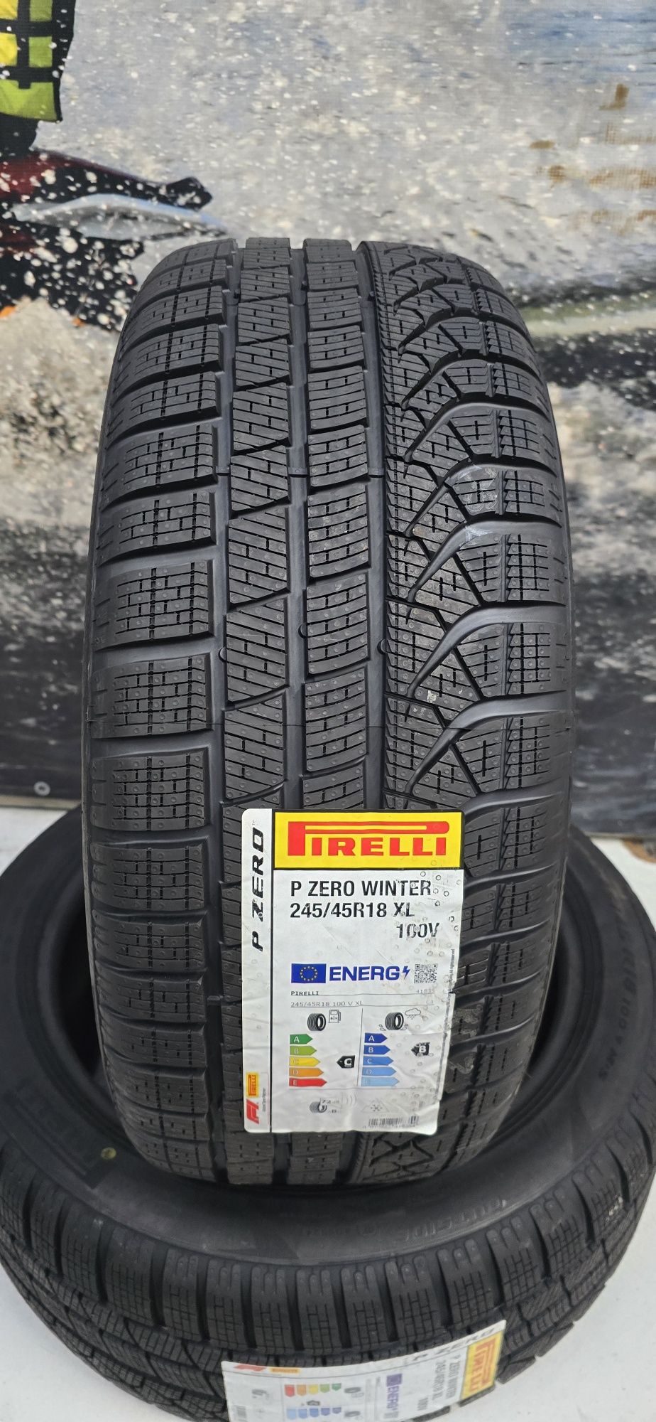 P23 2 x 245/45r18 Pirelli P Zero Winter 100V XL opony zimowe nowe