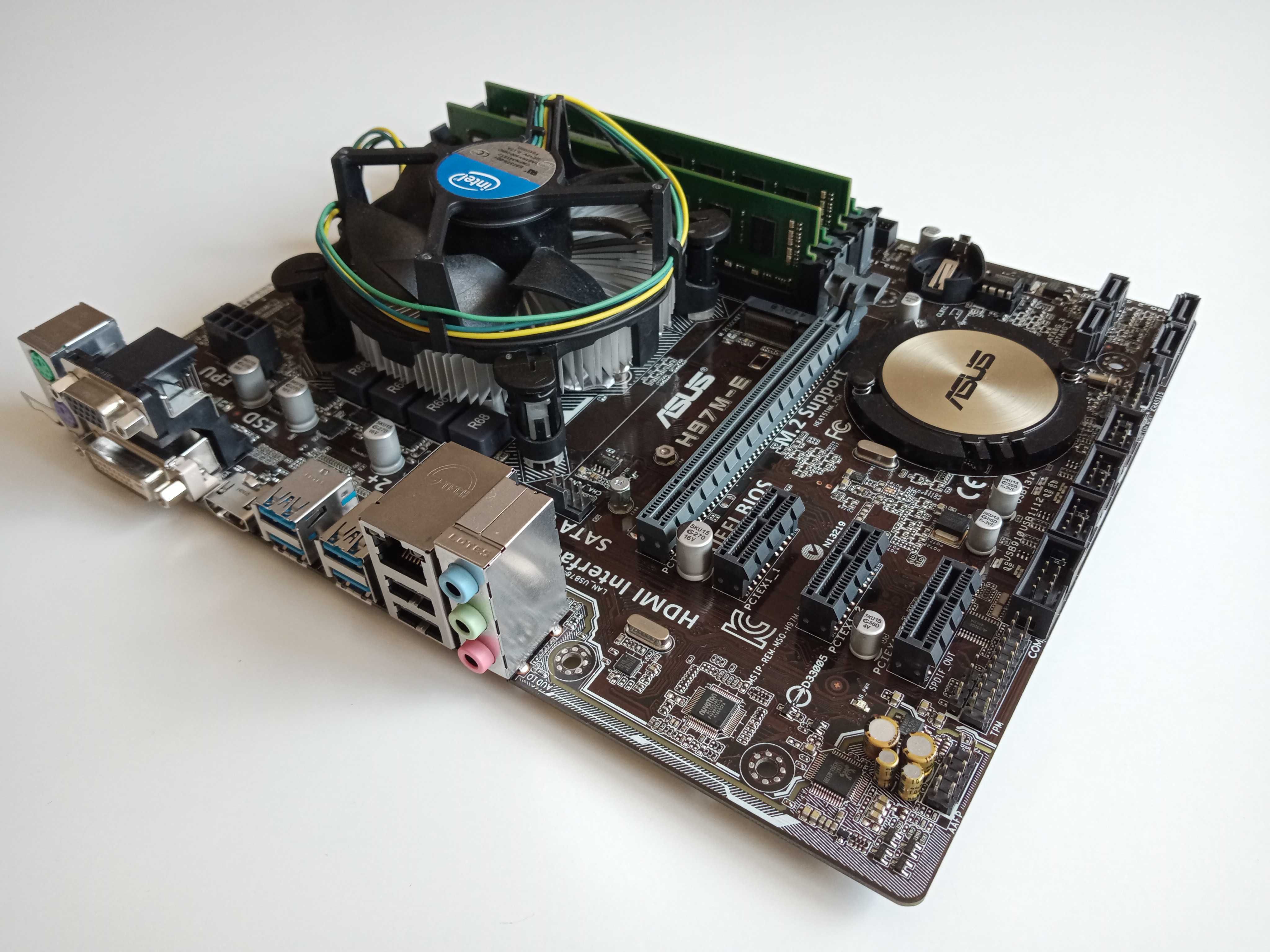Zestaw: ASUS H97M-E + Intel Core i5-4590 3.3GHz + 16GB DDR3 1600MHz