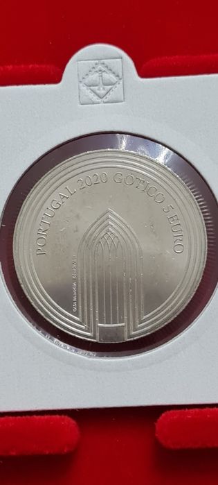 Moeda 5 euros gótico 2020