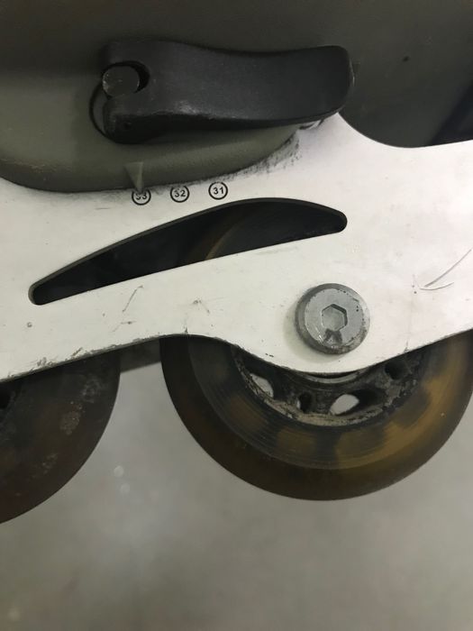 Patins em linha criança tamanho regulavel 31-33