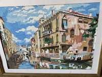 Malowany obraz Wenecja #polecam!