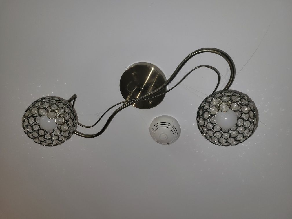 Lampa z kryształkami sufitowa,  żyrandol