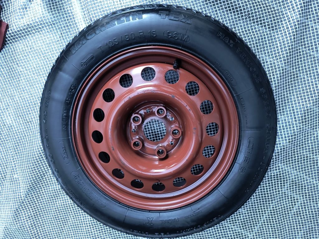 Koło dojazdowe Fiat Lancia 5x108 125/90r15 wysyłka zapas dojazd