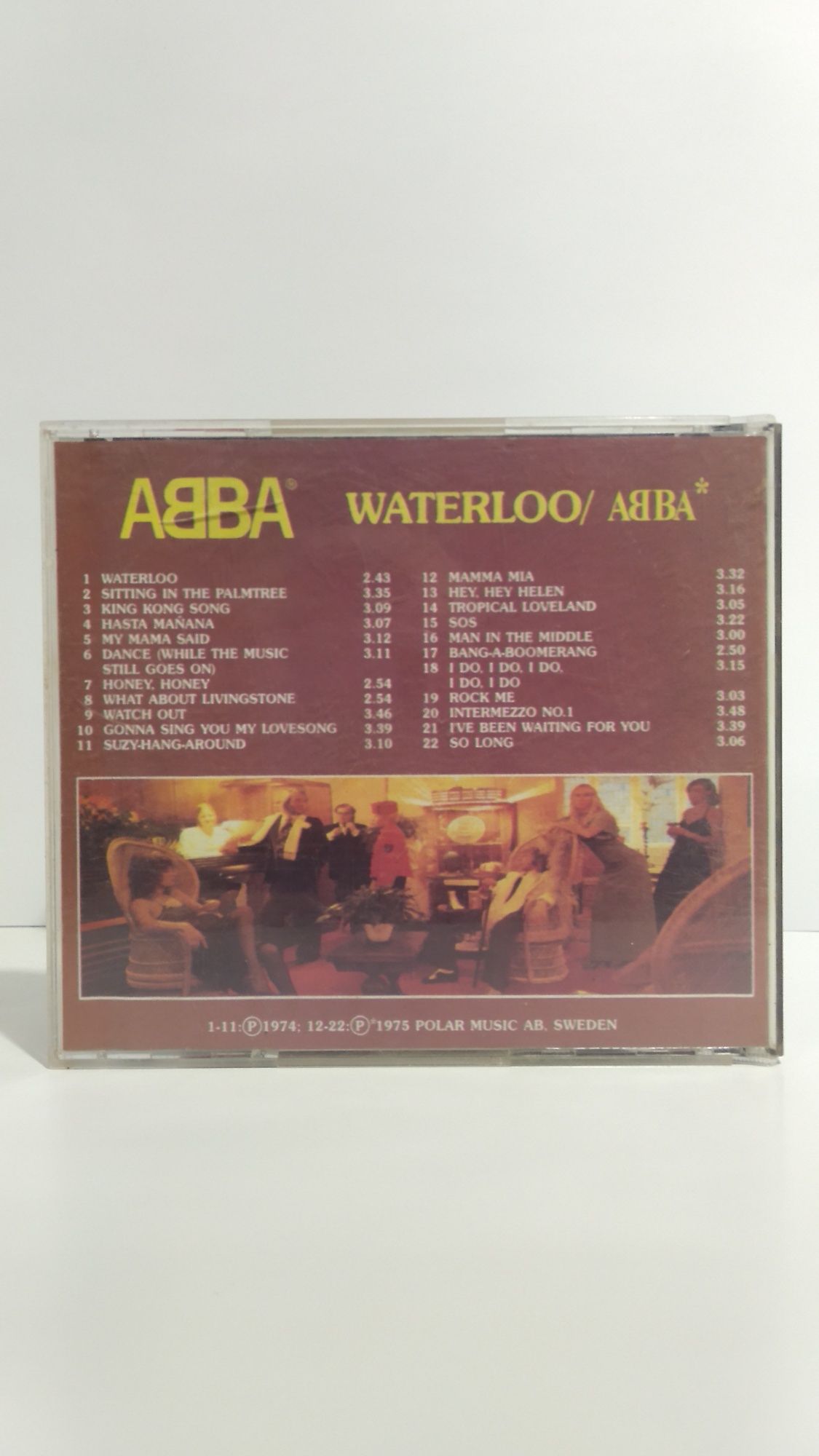 CD ABBA Waterloo 1974 sweden СД диски музыкальные Абба поп 70-х