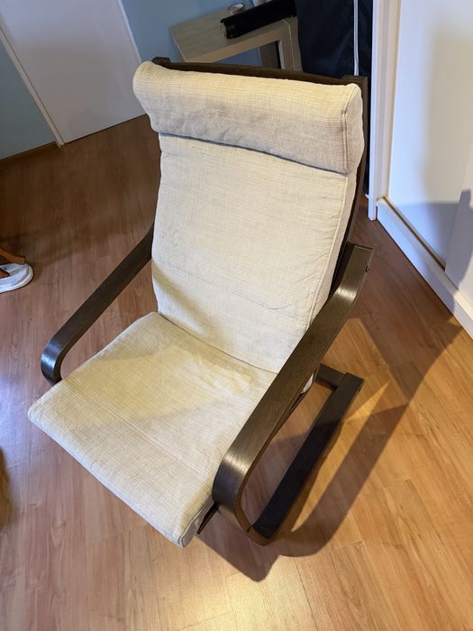 Fotel  Brazowy Bezowy