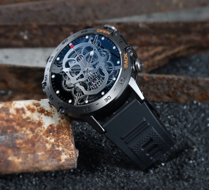 Smartwatch Zegarek Męski Sport Rozmowy Polskie Menu Aplikacja Duża Bat