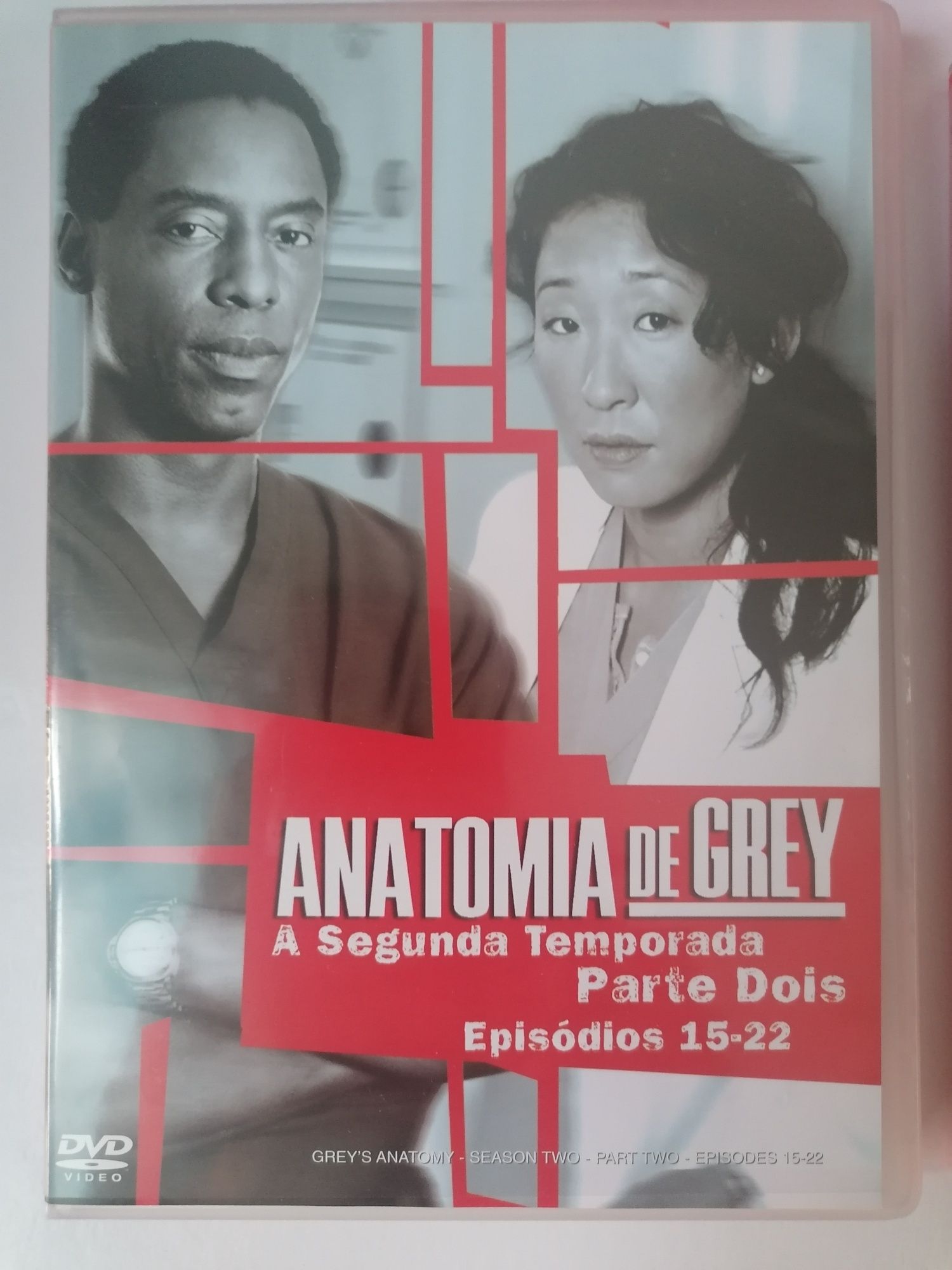 Dvds Anatomia de Grey, Segunda temporada, parte I, II
