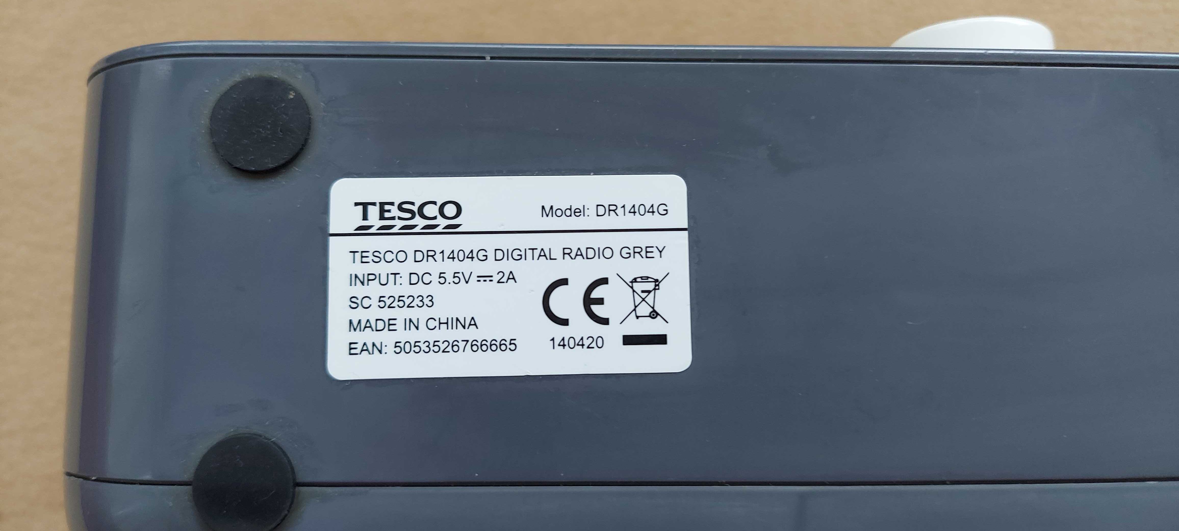 Цифрове радіо DAB FM Tesco DR 1404G 4w LCD Display Grade C крутий звук