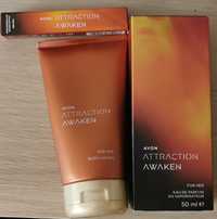 Zestaw Avon Attraction Awaken dla niej perfum perfumetka balsam