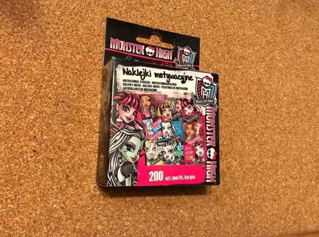 Monster High - Naklejki Motywacyjne - 200 sztuk