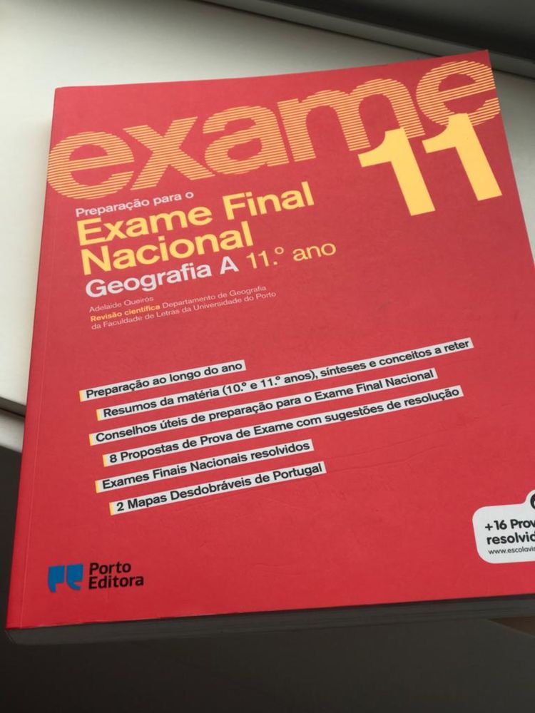 Exame nacional 11 ano geografia A