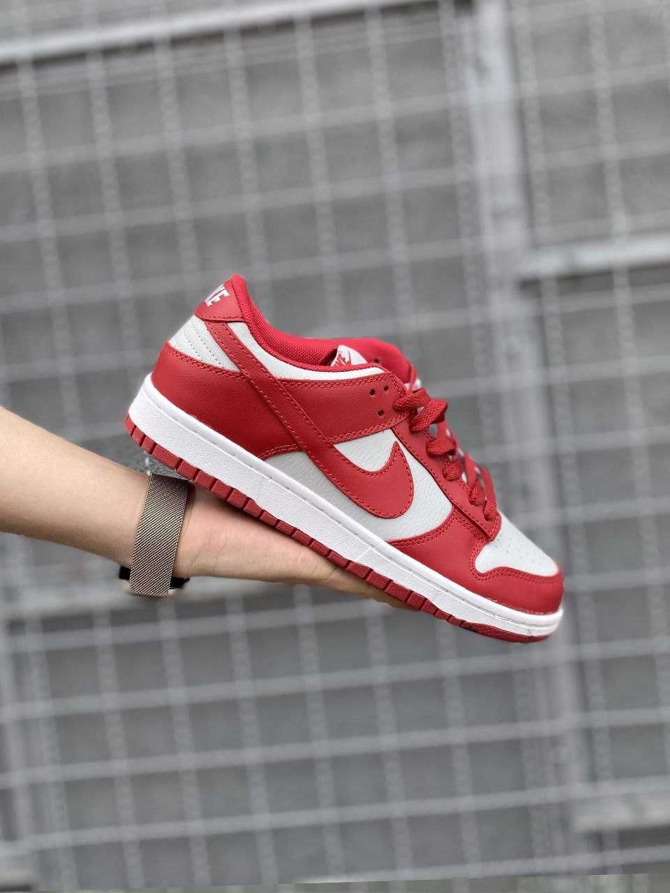 Кросівки Nike SB Dunk red&white