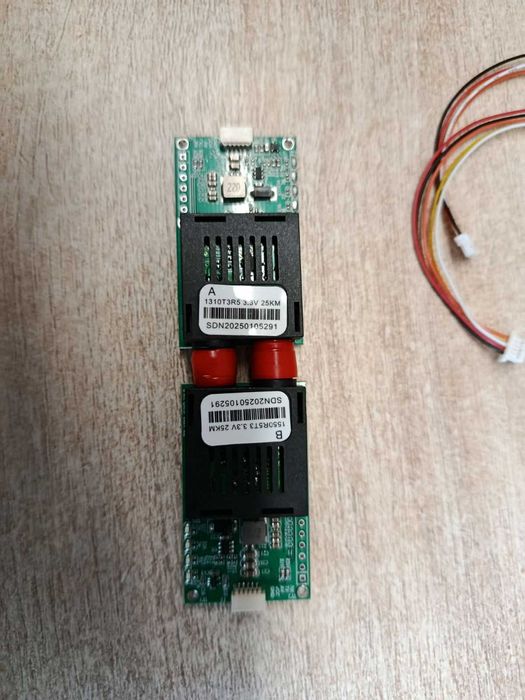 Медіаконвертер UART відео SD в оптоволокно FC/UPC одномодовий