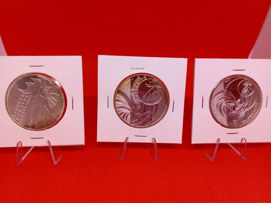 Colecção 3 moedas 10€ de prata França