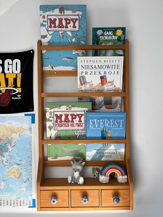 wood szczęścia Półka z szufladkami ROSA