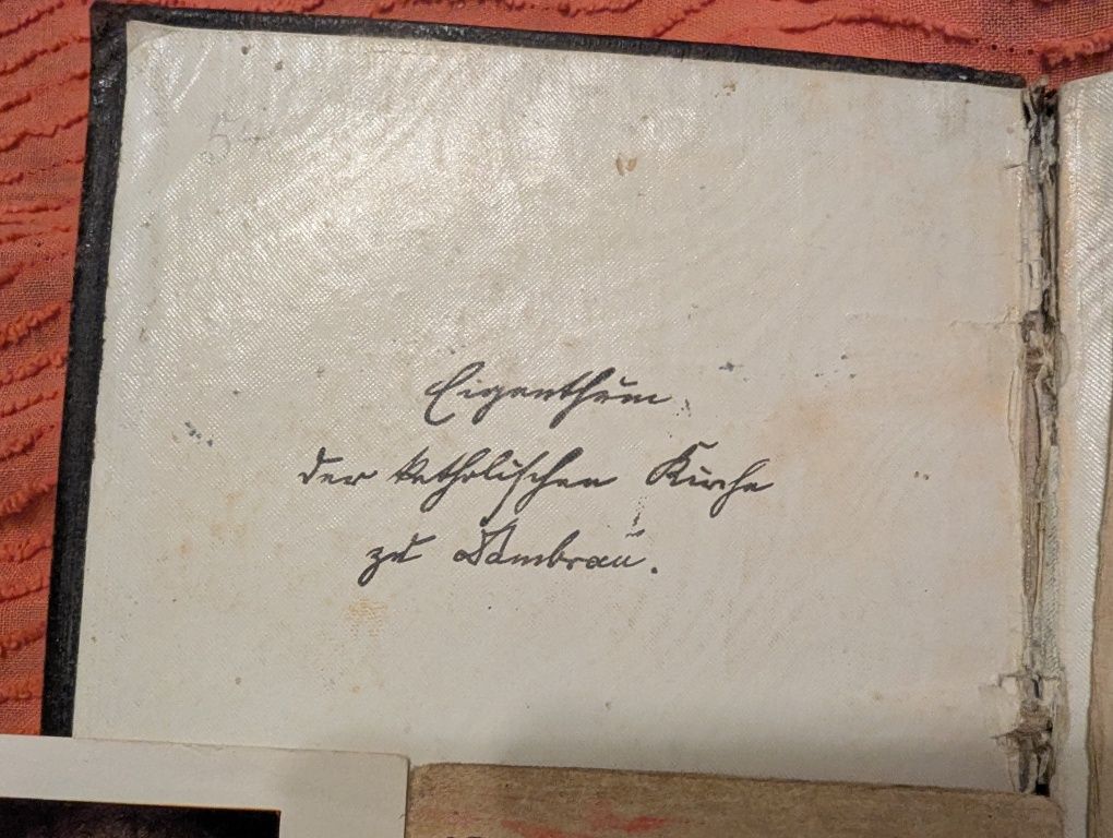 Stara książeczka do nabożeństwa 1850 Lekcye Listy i Ewanielie