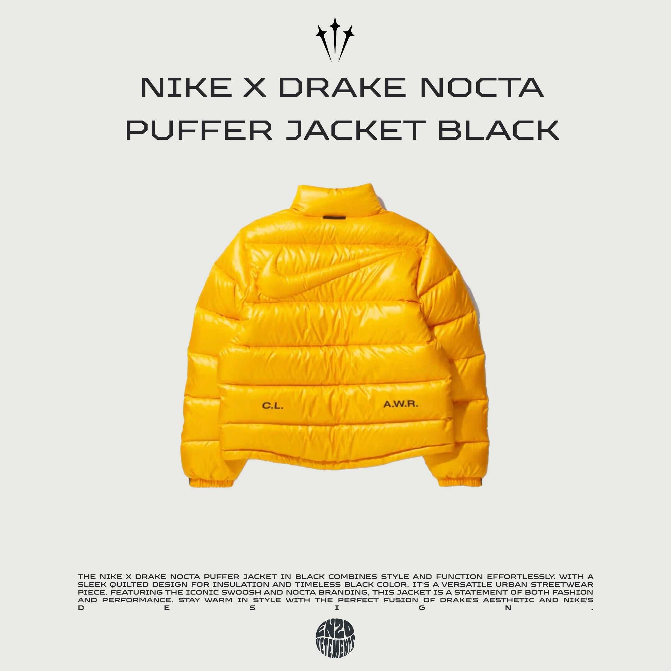 куртка Nike x Drake puffer jacket