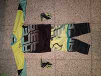 Fato moto cross criança xs