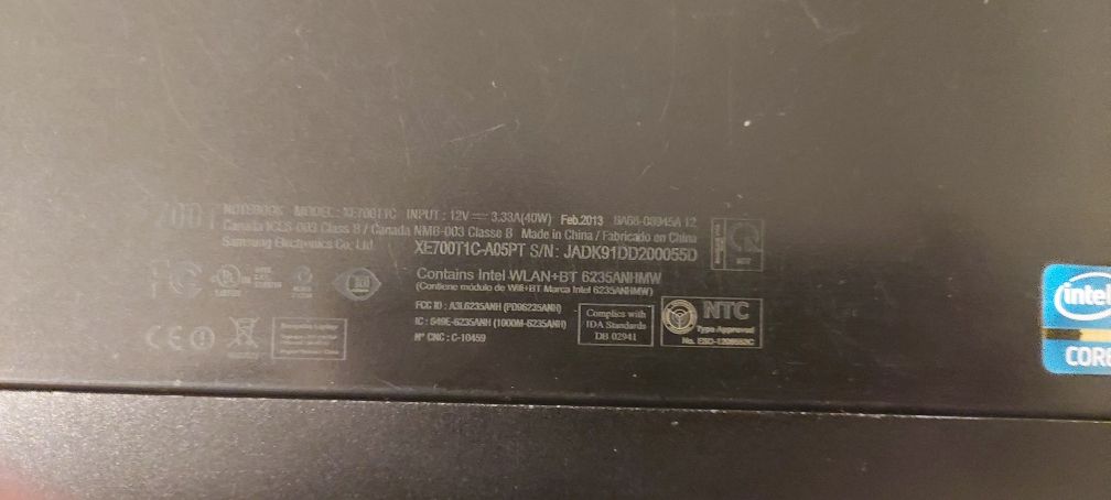 Samsung Ativsmart PC i5 XE700T1C com S-Pen