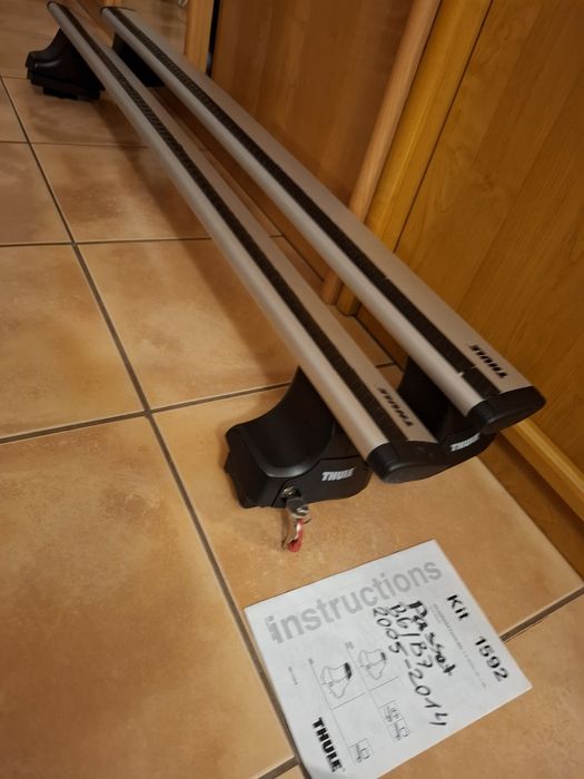 Bagażnik dachowy vw Passat b6 b7 belki Thule poprzeczki relingi