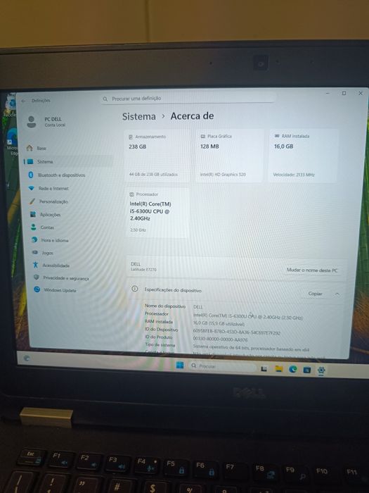 Portátil Dell Latitude E7270