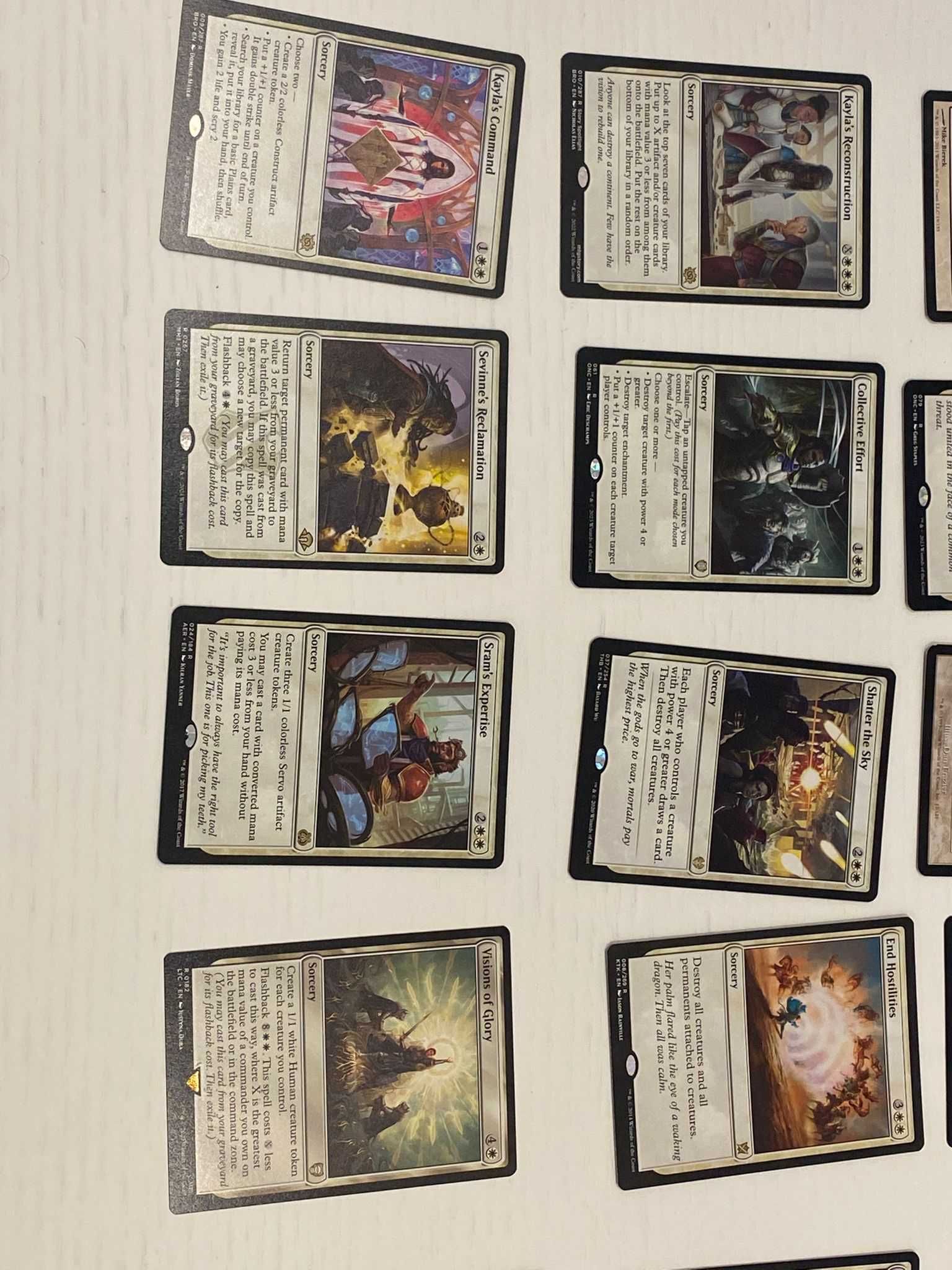 Cartas Magic: The Gathering – Várias edições desde 1995 a 2025