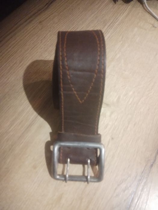 Ремень кожанный офицерский